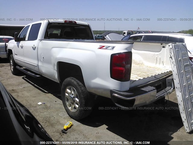 1GC1KVEG2FF565406 - 2015 CHEVROLET SILVERADO K2500 HEAVY DUTY LT WHITE photo 3