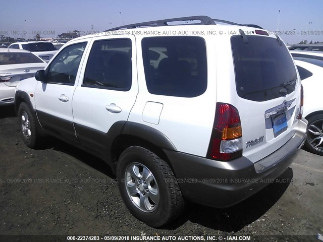 4F2CZ06103KM32809 - 2003 MAZDA TRIBUTE ES 白色 照片 3