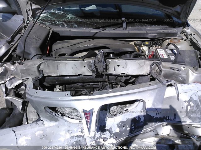 1G2ZM551564246672 - 2006 PONTIAC G6 GTP SILVER photo 10