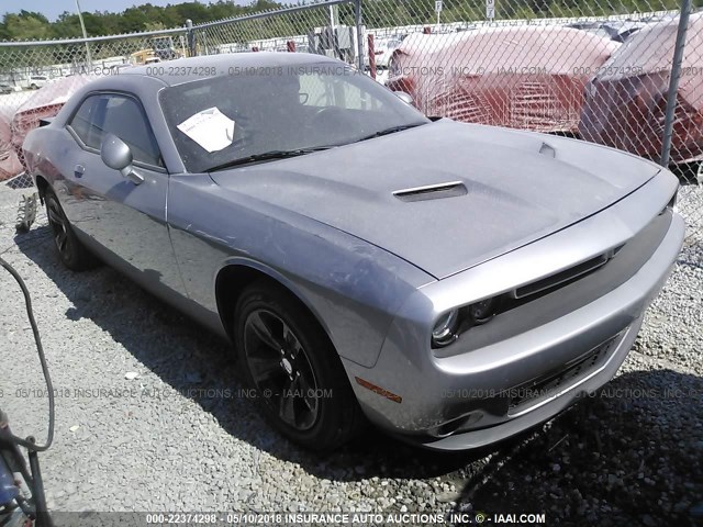 2C3CDZAG9GH183815 - 2016 DODGE CHALLENGER SXT SILVER photo 1