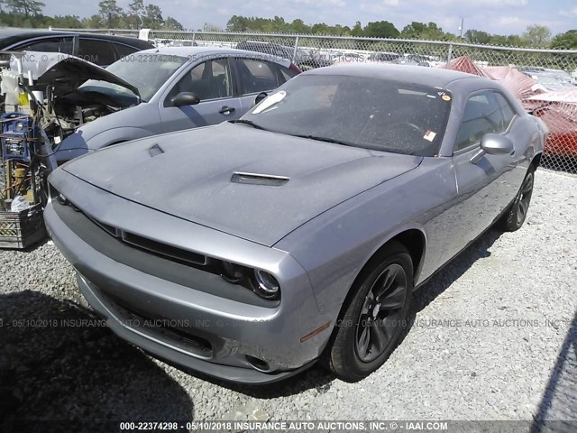 2C3CDZAG9GH183815 - 2016 DODGE CHALLENGER SXT SILVER photo 2