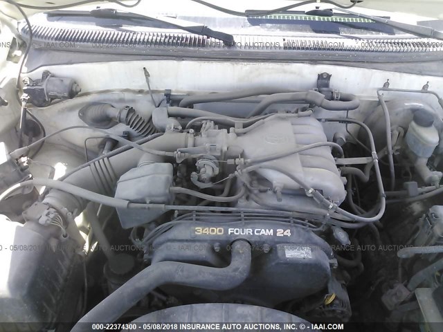 5TBRN34161S190763 - 2001 TOYOTA TUNDRA ACCESS CAB SR5 WHITE photo 10