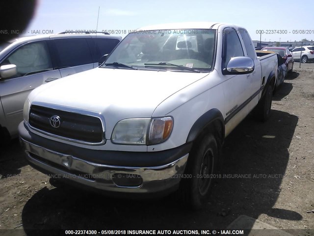 5TBRN34161S190763 - 2001 TOYOTA TUNDRA ACCESS CAB SR5 WHITE photo 2