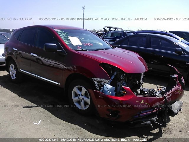 JN8AS5MT1CW258940 - 2012 NISSAN ROGUE S/SV RED photo 1