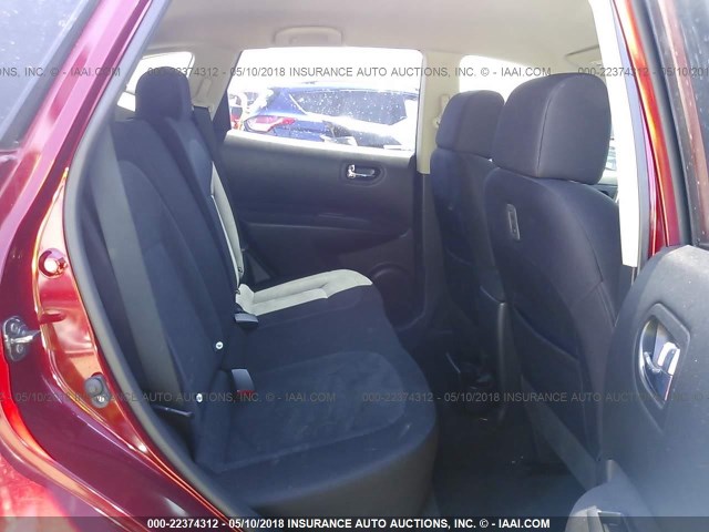 JN8AS5MT1CW258940 - 2012 NISSAN ROGUE S/SV RED photo 8
