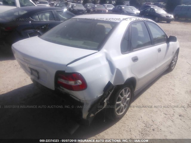 YV1VS27514F091595 - 2004 VOLVO S40 1.9T WHITE photo 4