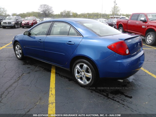 1G2ZH58N774213791 - 2007 PONTIAC G6 GT BLUE photo 3