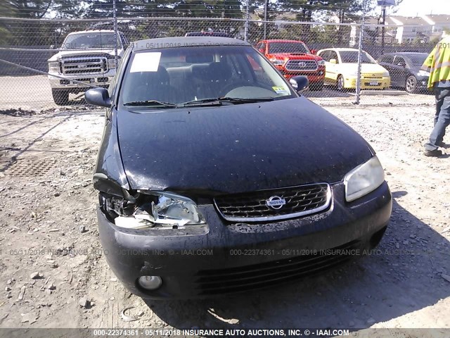 3N1BB51D31L108430 - 2001 NISSAN SENTRA SE BLACK photo 6