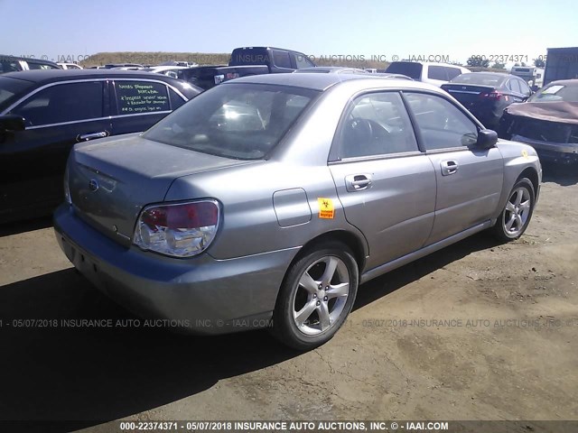 JF1GD61687H511773 - 2007 SUBARU IMPREZA 2.5I SILVER photo 4