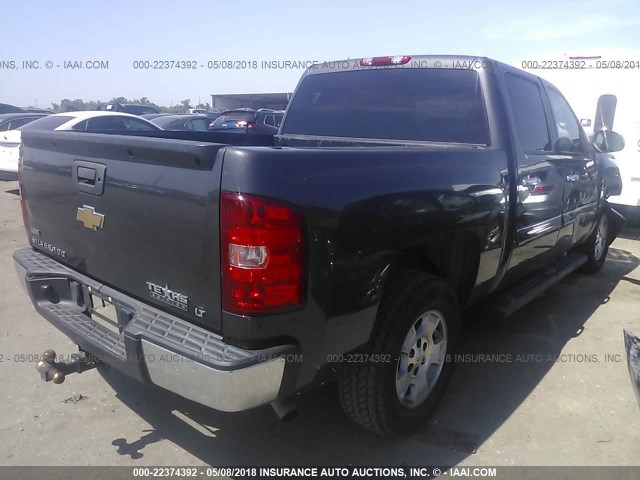 3GCPCSE09BG238213 - 2011 CHEVROLET SILVERADO C1500 LT GRAY photo 4