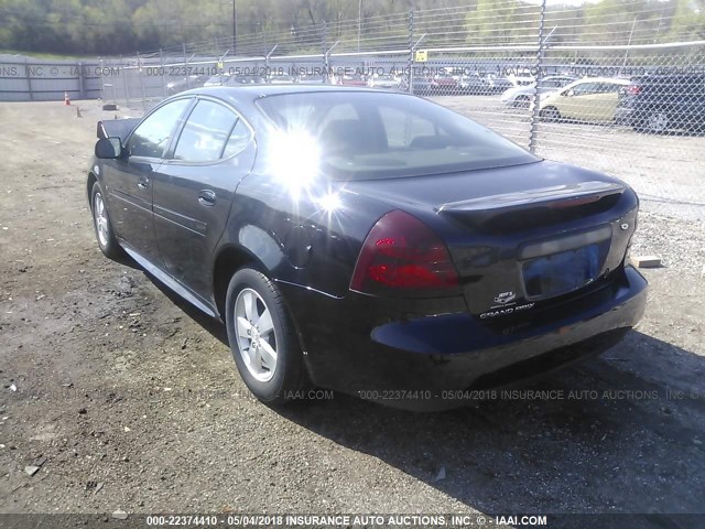 2G2WP552761297363 - 2006 PONTIAC GRAND PRIX BLACK photo 3