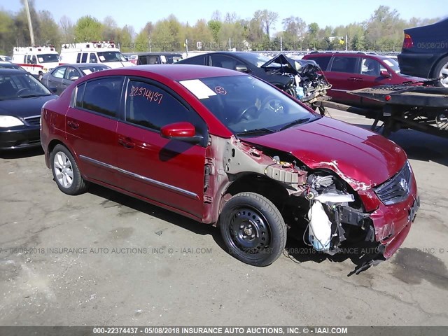 3N1AB6AP4AL629815 - 2010 NISSAN SENTRA 2.0/2.0S/SR/2.0SL RED photo 1