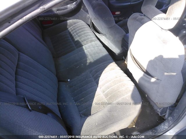 1G2WJ52J9YF156755 - 2000 PONTIAC GRAND PRIX SE GRAY photo 8