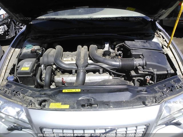 YV1TS91Z641352440 - 2004 VOLVO S80 T6/ELITE SILVER photo 10