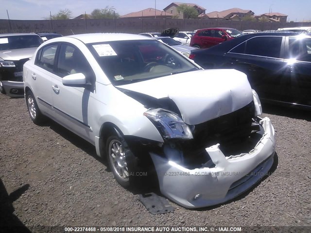 3N1AB6AP4BL717393 - 2011 NISSAN SENTRA 2.0/2.0S/SR/2.0SL WHITE photo 1