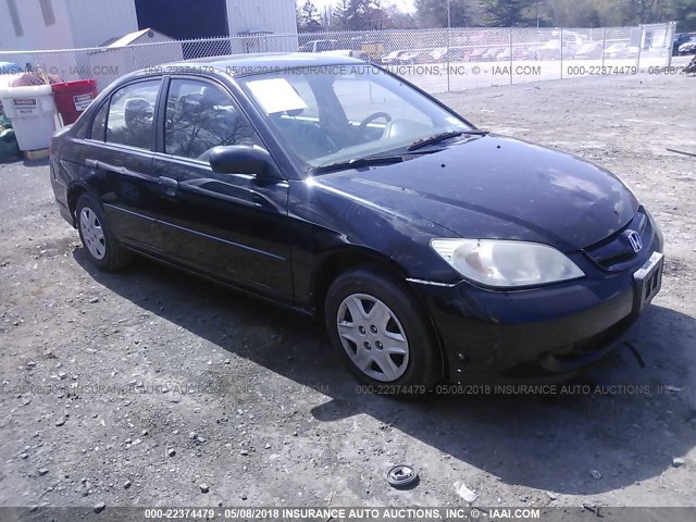 2HGES16385H512309 - 2005 HONDA CIVIC DX VP 黑色 照片 1
