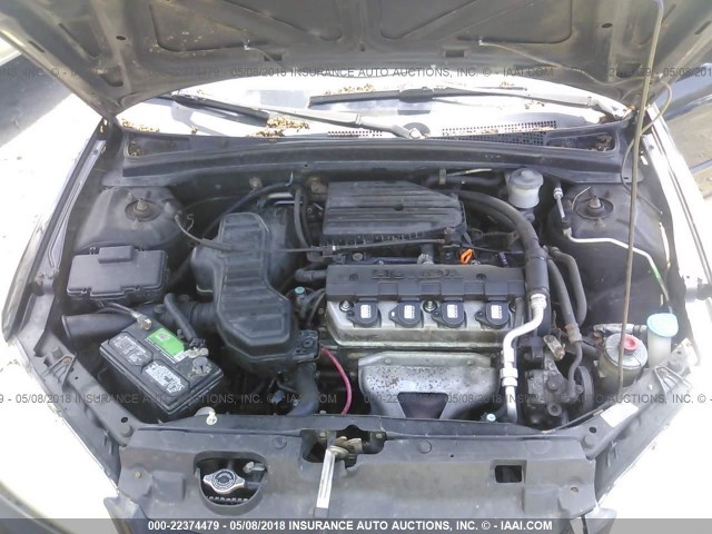 2HGES16385H512309 - 2005 HONDA CIVIC DX VP 黑色 照片 10