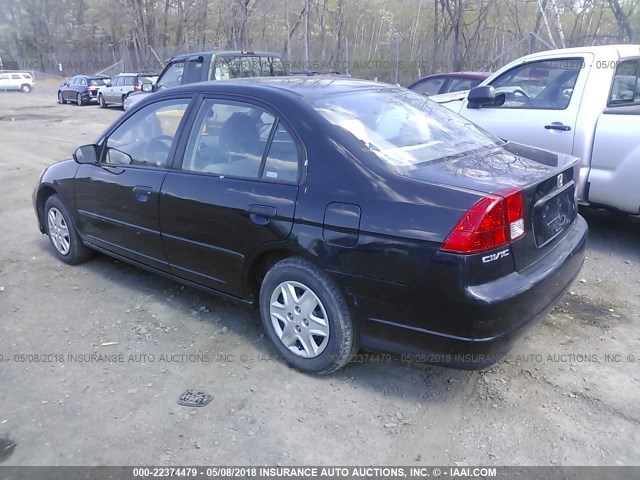 2HGES16385H512309 - 2005 HONDA CIVIC DX VP 黑色 照片 3
