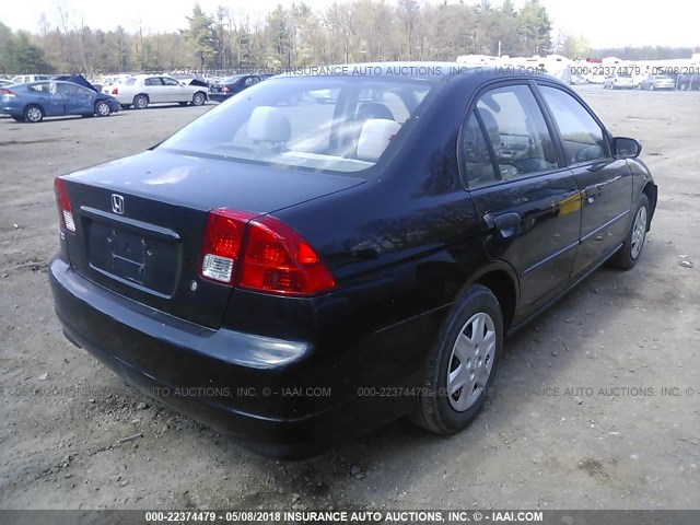 2HGES16385H512309 - 2005 HONDA CIVIC DX VP 黑色 照片 4