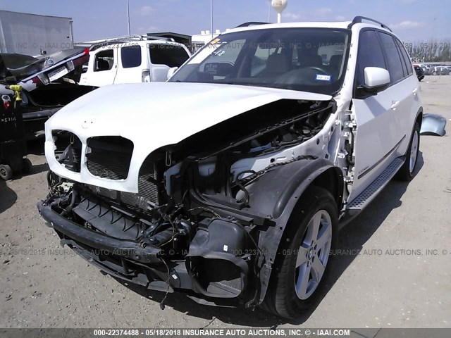5UXZW0C51CL666802 - 2012 BMW X5 XDRIVE35D WHITE photo 2