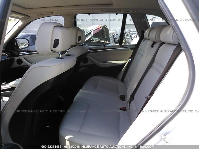 5UXZW0C51CL666802 - 2012 BMW X5 XDRIVE35D WHITE photo 8
