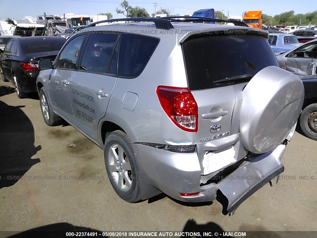 JTMBK31V386037194 - 2008 TOYOTA RAV4 LIMITED SILVER photo 3