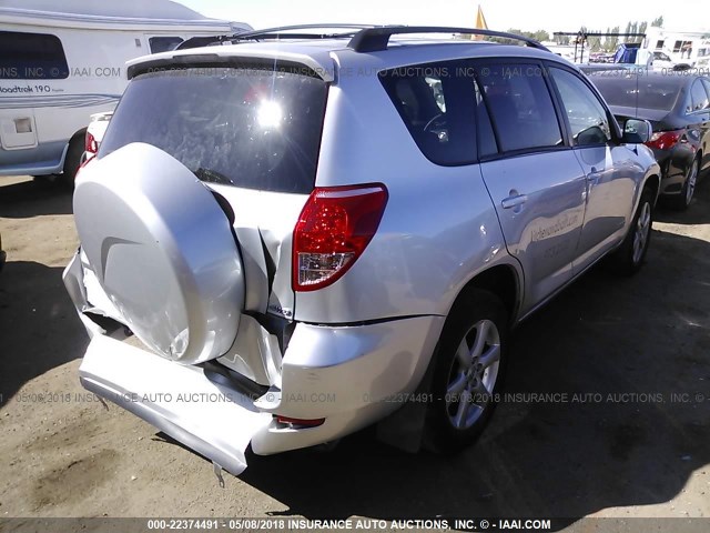 JTMBK31V386037194 - 2008 TOYOTA RAV4 LIMITED SILVER photo 4