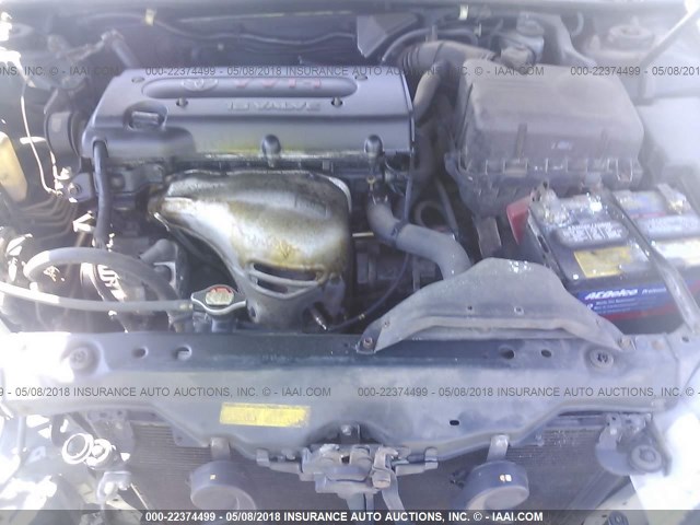 4T1BE32K72U622354 - 2002 TOYOTA CAMRY LE/XLE/SE მწვანე ფოტო 10