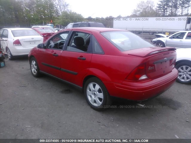 1FAFP34381W273168 - 2001 FORD FOCUS SE/SE SPORT RED photo 3