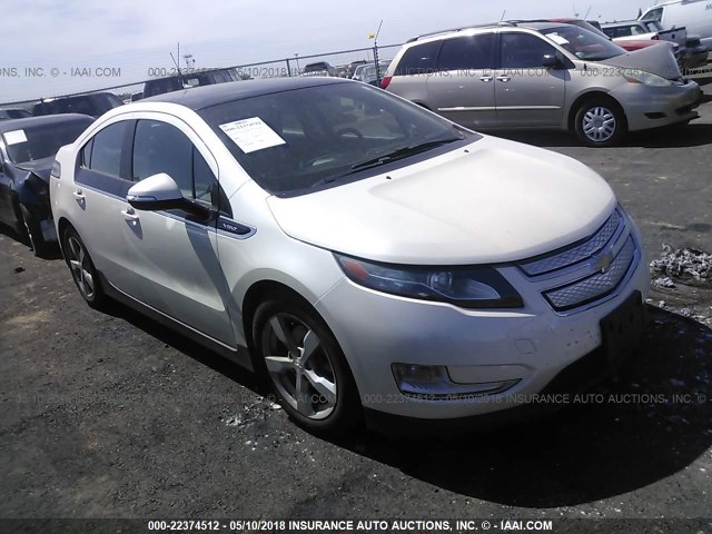 1G1RA6E45CU120904 - 2012 CHEVROLET VOLT WHITE photo 1