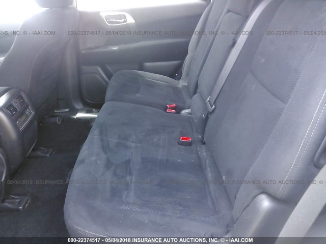 5N1AR2MN5DC668517 - 2013 NISSAN PATHFINDER S/SV/SL/PLATINUM 棕色 照片 8