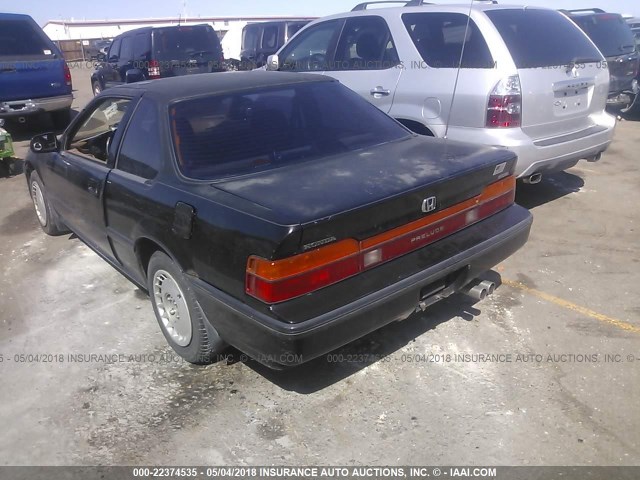 JHMBA4136KC032831 - 1989 HONDA PRELUDE 2.0SI/2.0S BLACK photo 3