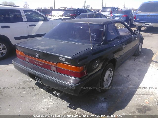 JHMBA4136KC032831 - 1989 HONDA PRELUDE 2.0SI/2.0S BLACK photo 4