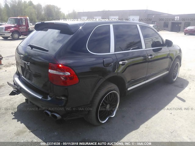 WP1AB29P49LA40764 - 2009 PORSCHE CAYENNE S BLACK photo 4