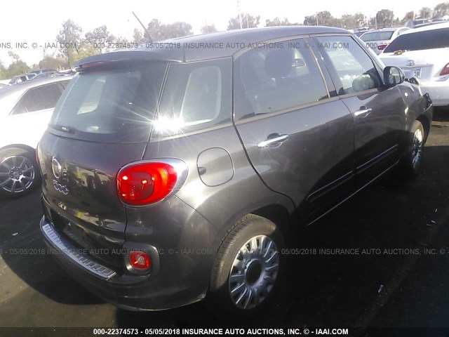 ZFBCFAAH2FZ031473 - 2015 FIAT 500L POP BLACK photo 4