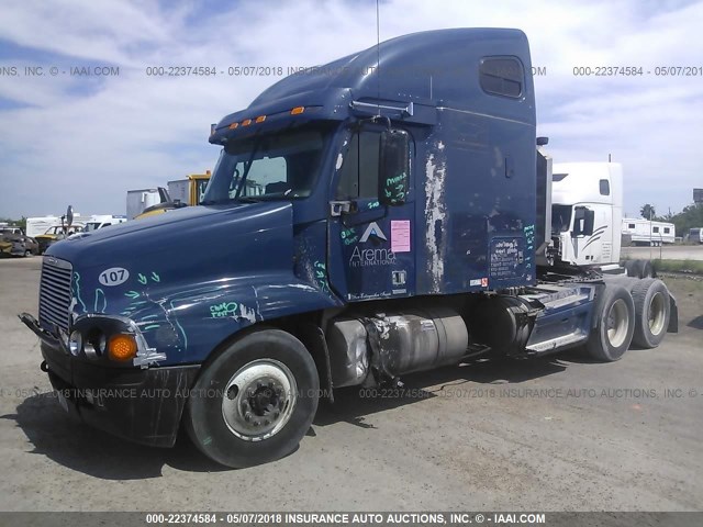 1FUYSSEB9WL885771 - 1998 FREIGHTLINER CONVENTIONAL FLC120 BLUE photo 2