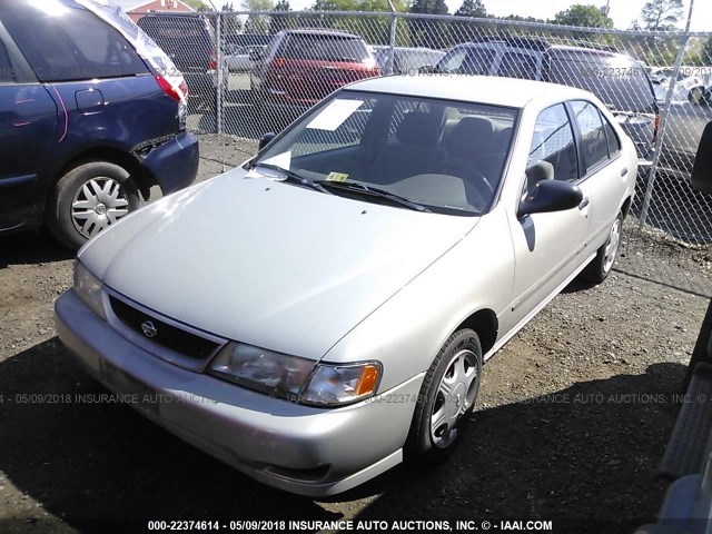 3N1AB41D2WL055653 - 1998 NISSAN SENTRA XE/GXE SILVER photo 2