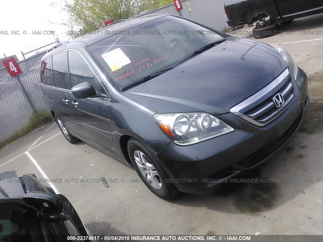 5FNRL38796B015141 - 2006 HONDA ODYSSEY EXL GREEN photo 6