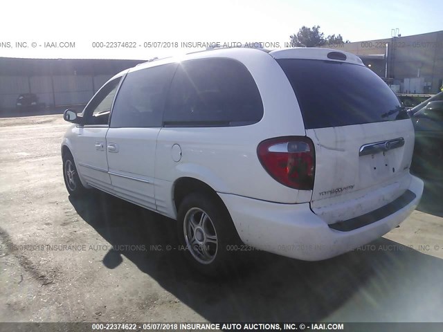 2C8GT64LX1R167033 - 2001 CHRYSLER TOWN & COUNTRY LIMITED WHITE photo 3