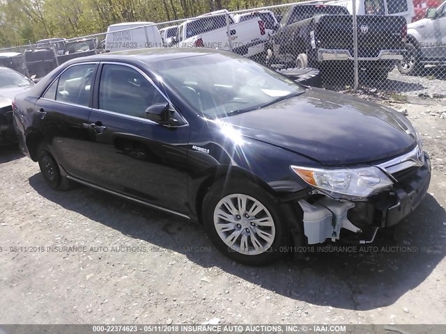 4T1BD1FKXEU115969 - 2014 TOYOTA CAMRY HYBRID/LE/XLE 黑色 照片 1
