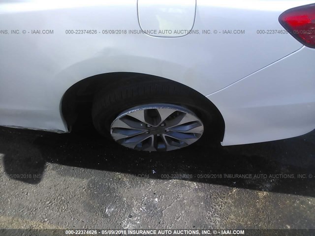 1HGCT1B37DA006588 - 2013 HONDA Accord LX-S WHITE photo 6