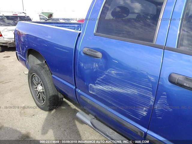 1D7HA18K98J107815 - 2008 DODGE RAM 1500 ST BLUE photo 6