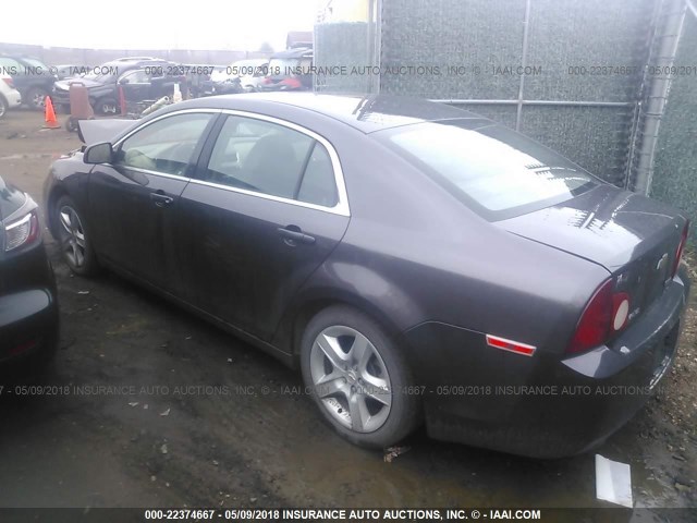 1G1ZA5EU5BF329038 - 2011 CHEVROLET MALIBU LS Boz foto 3