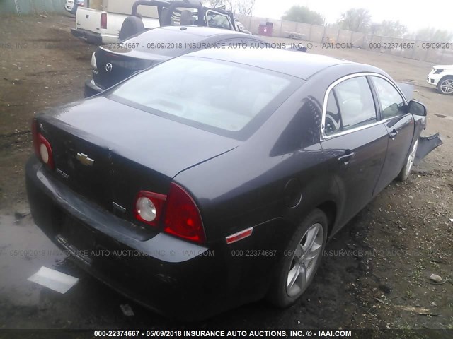 1G1ZA5EU5BF329038 - 2011 CHEVROLET MALIBU LS Boz foto 4