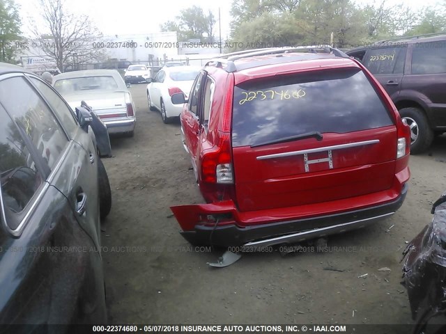 YV4CT852371375153 - 2007 VOLVO XC90 SPORT RED photo 3