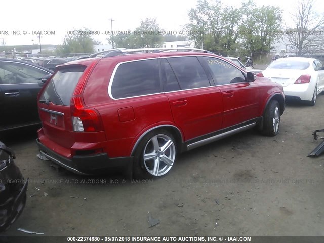 YV4CT852371375153 - 2007 VOLVO XC90 SPORT RED photo 4