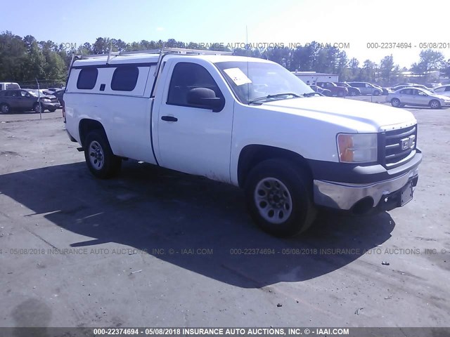 1GTEC14X57Z626093 - 2007 GMC NEW SIERRA C1500 WHITE photo 1