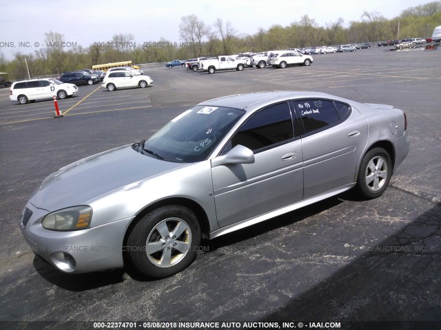 2G2WP552281105267 - 2008 PONTIAC GRAND PRIX ვერცხლისფერი ფოტო 2