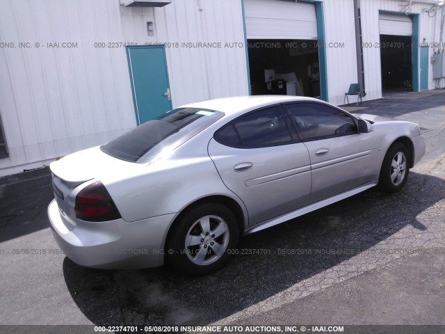 2G2WP552281105267 - 2008 PONTIAC GRAND PRIX ვერცხლისფერი ფოტო 4