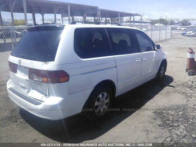 5FNRL18072B052383 - 2002 HONDA ODYSSEY EXL თეთრი ფოტო 4
